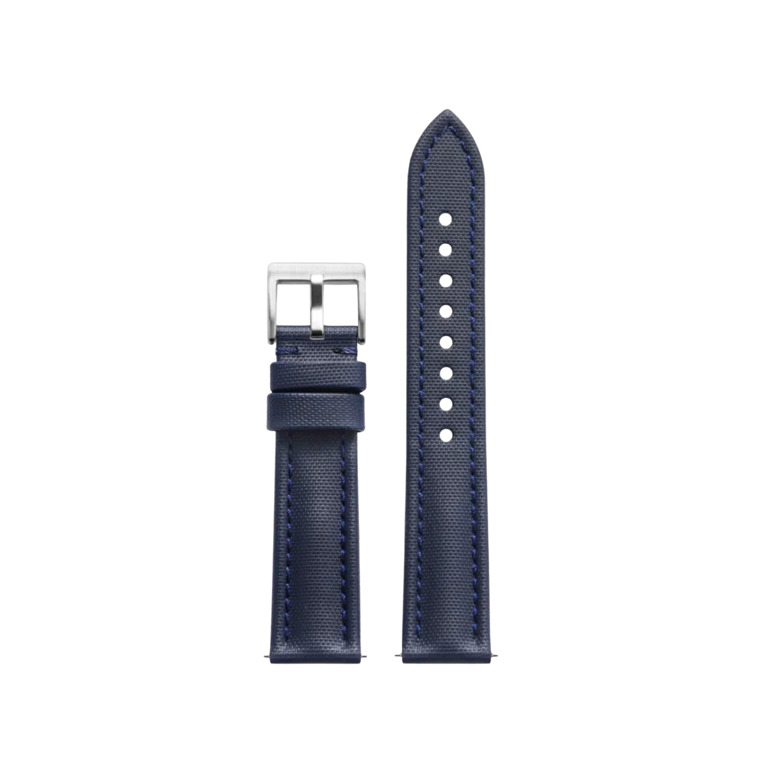Sailcloth FKM Rubber Watch Strap – Navy Blue – MarinerTex™ by Helvetus® - Helvetus